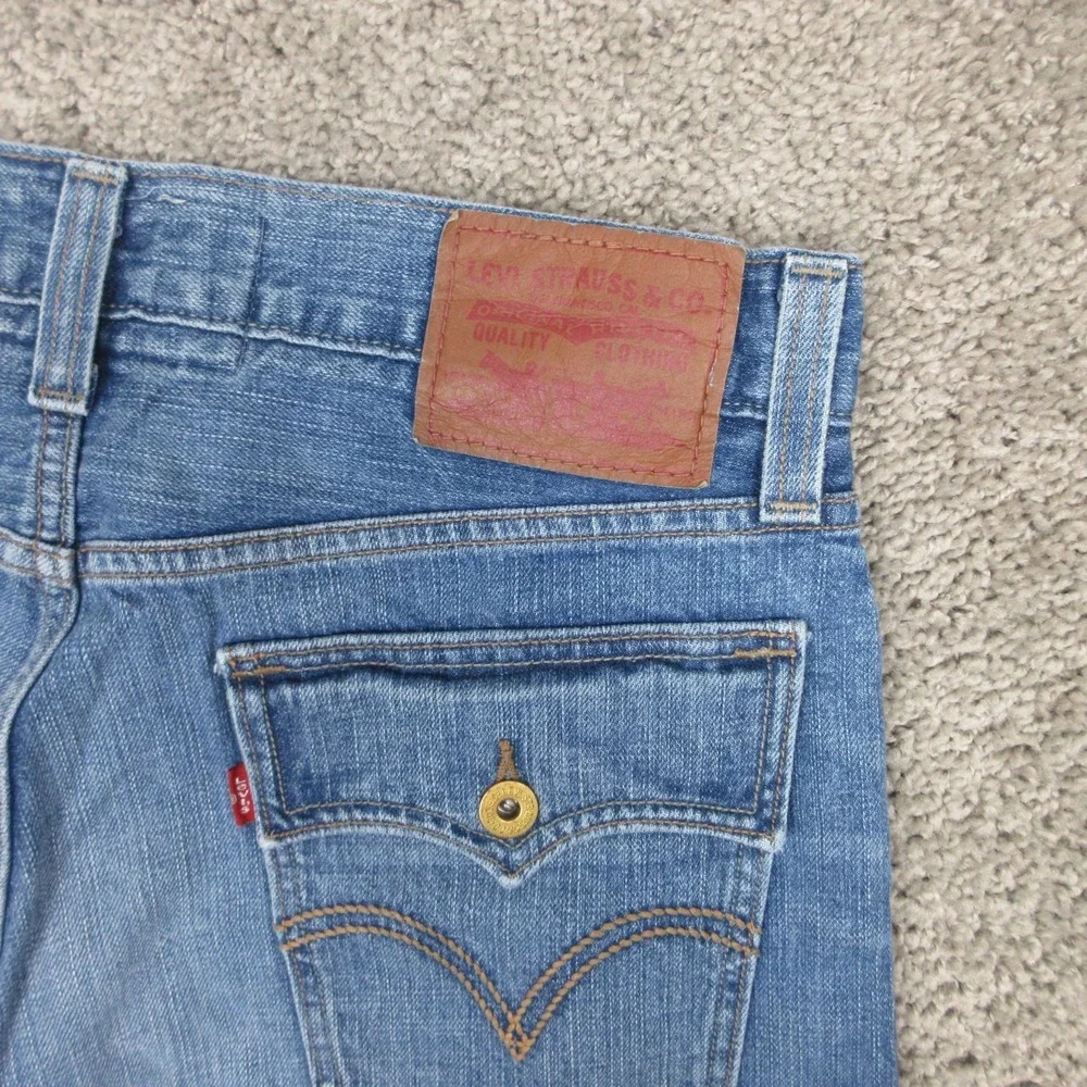VIntage Levis Jeans Mens 34x32 Blue 527 Low Bootcut Western Faded Denim Y2K Pant